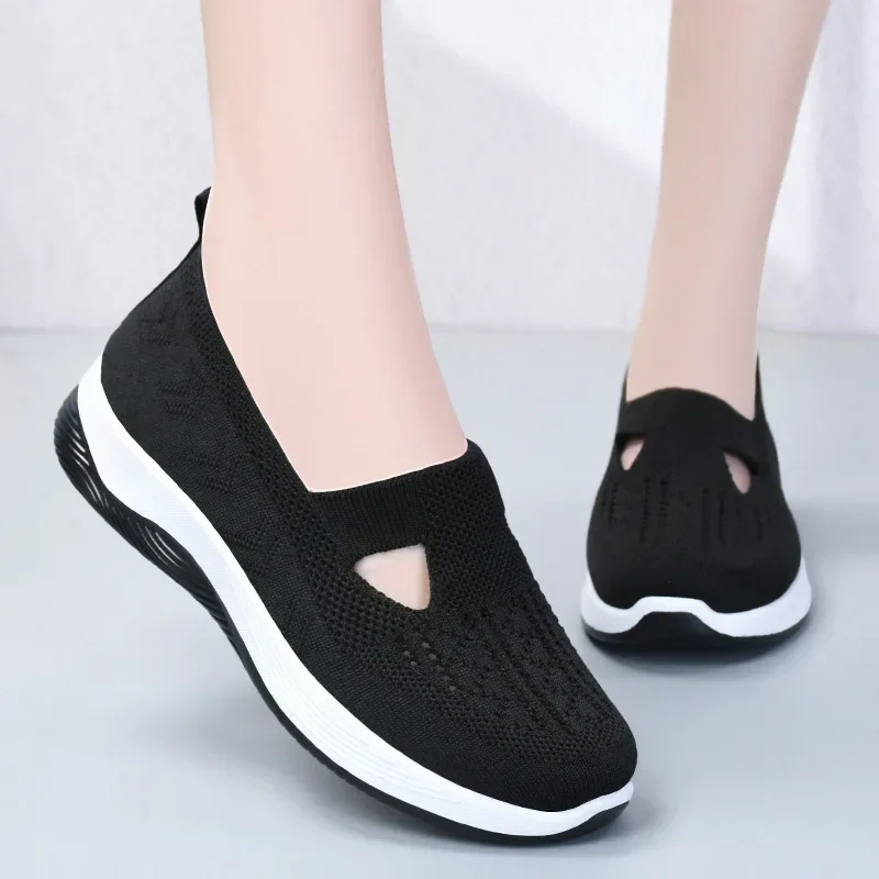 💎 -50% SUR LES BASKETS LÉGÈRES FEMME ! 💎 Semelle Antidérapante, Tricot Respirant & Confort Orthopédique pour la Marche ✨