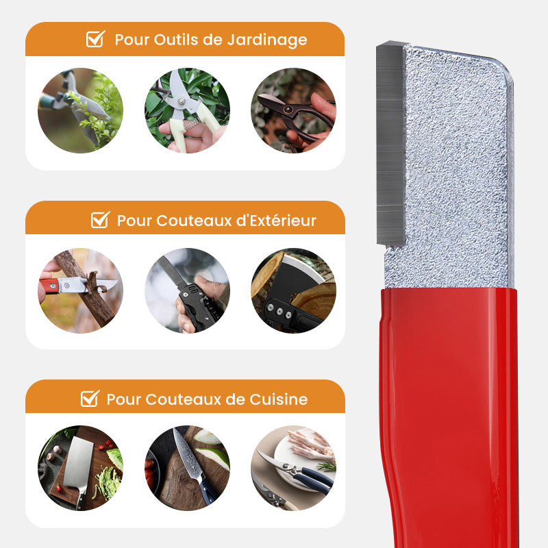 🏆Achetez 1 Obtenez 1 Gratuit (2 pièces)🔪Aiguiseur de couteaux portable pour l'extérieur✨