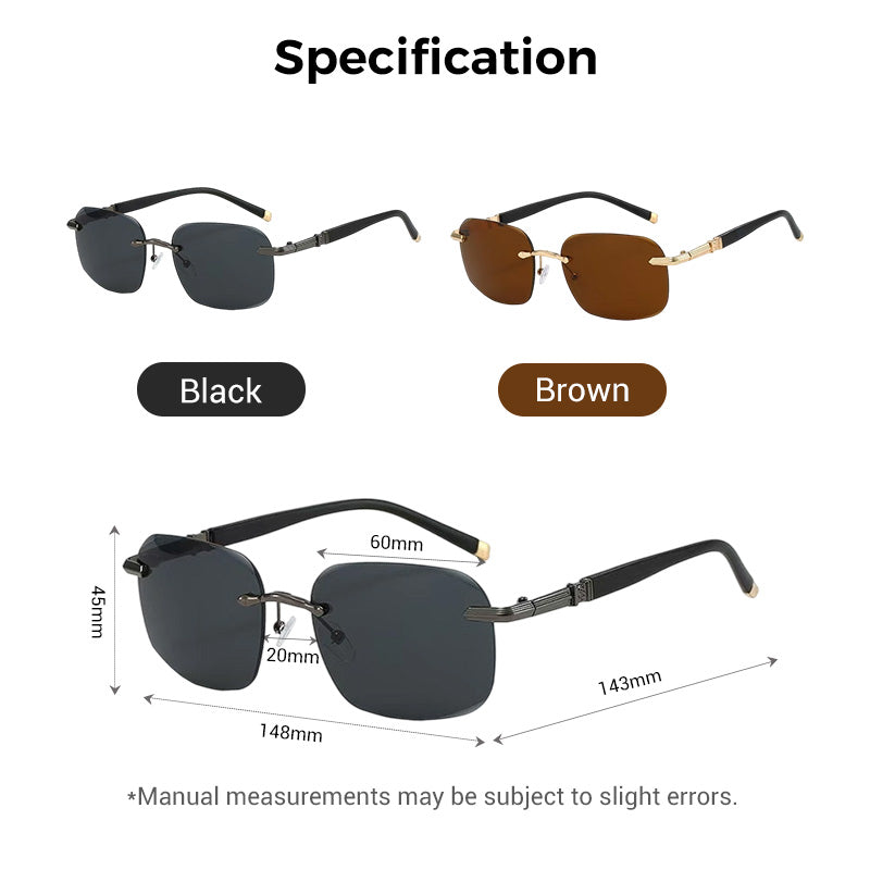 Lunettes de soleil HD sans cadre