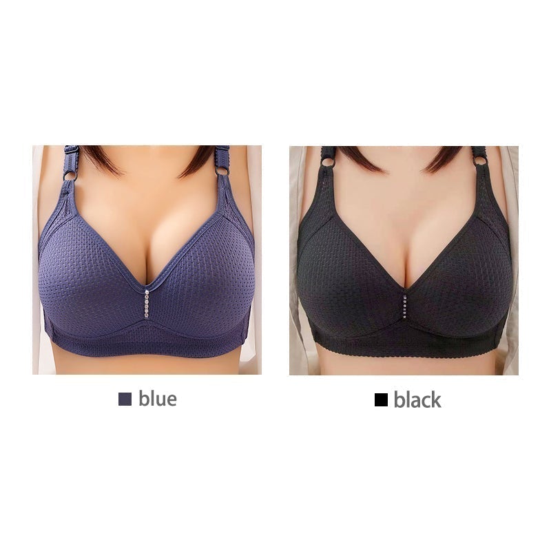 🌸🦋 OFFRE LIMITÉE 50% DE RÉDUCTION! Soutien-Gorge Sans Fil Grande Taille pour Femmes – Doux Comme un Nuage, Sans Piqûre, Sans Compression – Confort Toute la Journée au Travail, à la Maison ou pour Dormir 😴🌙