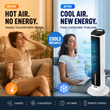 🌀Ventilateur tour USB portable à 3 vitesses – compact, puissant et polyvalent – idéal pour le bureau, la chambre et les déplacements.
