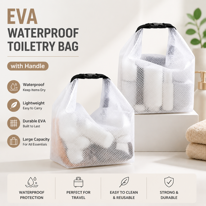 🔥Offre spéciale à durée limitée : 50 % de réduction !🔥 Trousse de toilette imperméable en EVA avec poignée