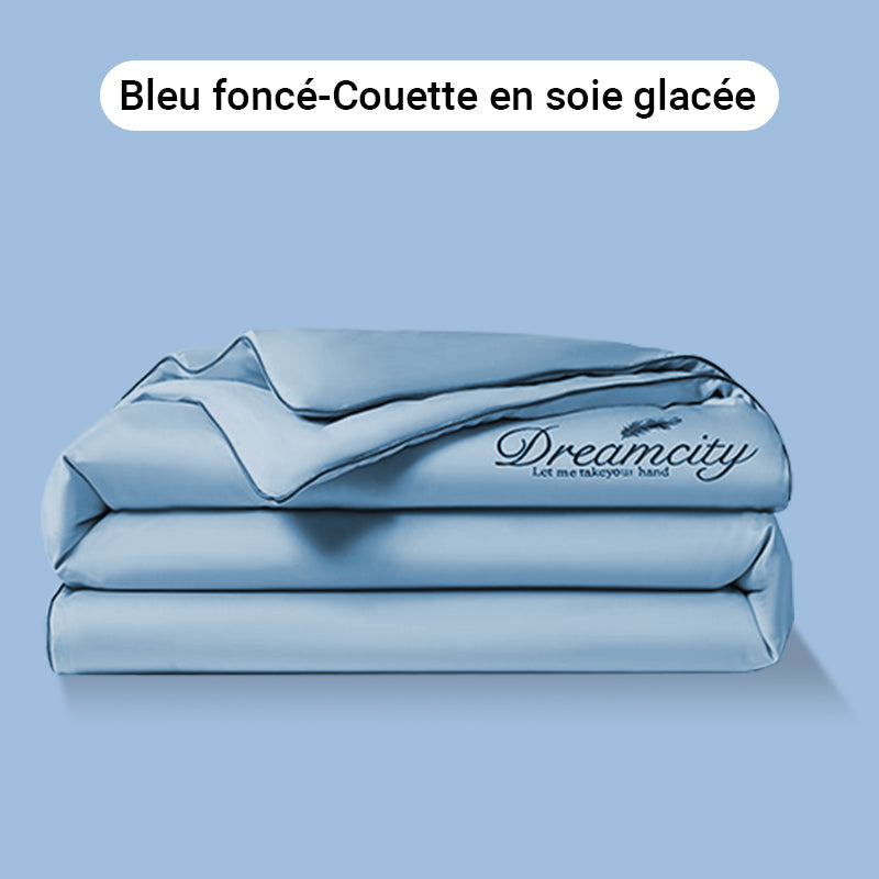 ❄️💕 VENTE DIRECTE USINE -53% ! Parure de Lit 4 Pièces en Velours Haut de Gamme – Douce, Respirante & Rafraîchissante (Tailles 1-2 Places)