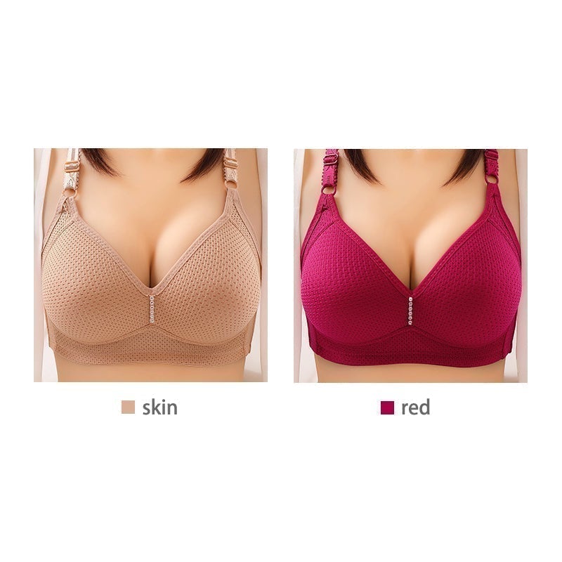 🌸🦋 OFFRE LIMITÉE 50% DE RÉDUCTION! Soutien-Gorge Sans Fil Grande Taille pour Femmes – Doux Comme un Nuage, Sans Piqûre, Sans Compression – Confort Toute la Journée au Travail, à la Maison ou pour Dormir 😴🌙