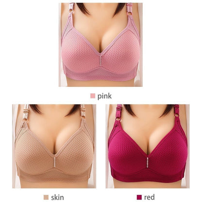 🌸🦋 OFFRE LIMITÉE 50% DE RÉDUCTION! Soutien-Gorge Sans Fil Grande Taille pour Femmes – Doux Comme un Nuage, Sans Piqûre, Sans Compression – Confort Toute la Journée au Travail, à la Maison ou pour Dormir 😴🌙