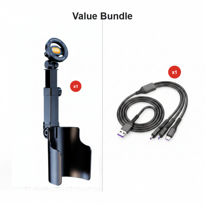 🌀🧲📐 OFFRE LIMITÉE 50% DE RÉDUCTION! Support Universel pour Porte-Gobelet – Angle Réglable à 360°, Compatible avec Tous les Smartphones, Base Magnétique Solide – Idéal pour les Cartes, les Appels ou la Musique en Conduisant 🎵🗺️