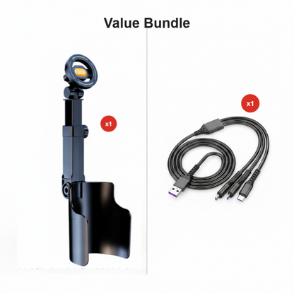 🌀🧲📐 OFFRE LIMITÉE 50% DE RÉDUCTION! Support Universel pour Porte-Gobelet – Angle Réglable à 360°, Compatible avec Tous les Smartphones, Base Magnétique Solide – Idéal pour les Cartes, les Appels ou la Musique en Conduisant 🎵🗺️