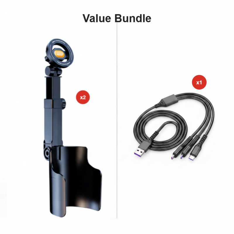 🌀🧲📐 OFFRE LIMITÉE 50% DE RÉDUCTION! Support Universel pour Porte-Gobelet – Angle Réglable à 360°, Compatible avec Tous les Smartphones, Base Magnétique Solide – Idéal pour les Cartes, les Appels ou la Musique en Conduisant 🎵🗺️