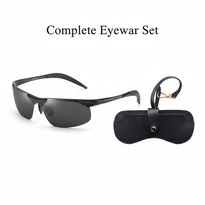 🕶️ 50 % DE RÉDUCTION ! ⏰ Lunettes de soleil photochromiques avec verres HD polarisés et anti-éblouissement – Monture sport sans contour – Idéales pour la conduite, la pêche, le vélo et les activités de plein air – Protection fiable par tous les temps ☀️
