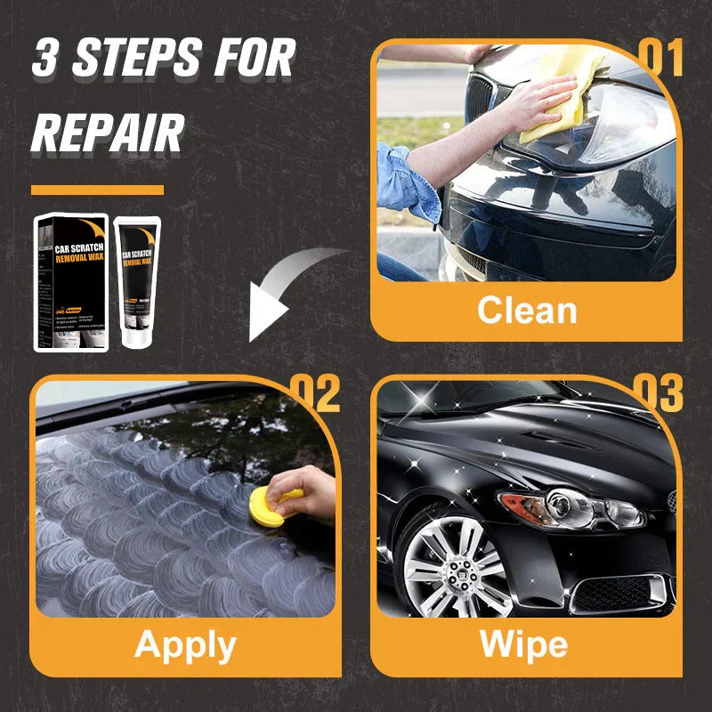 ✨ Pâte réparatrice pour rayures de voiture – Application facile, séchage rapide et fini invisible 🔧