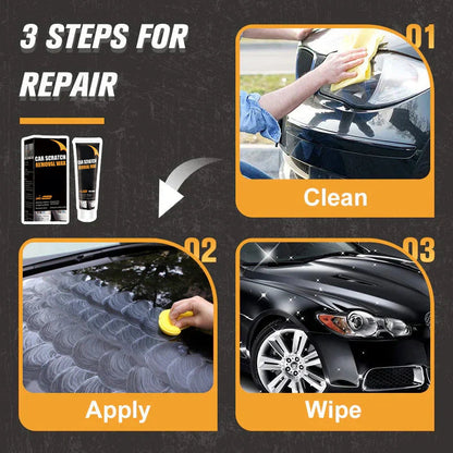 ✨ Pâte réparatrice pour rayures de voiture – Application facile, séchage rapide et fini invisible 🔧