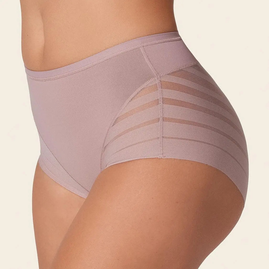 Culottes rayées respirantes et sans coutures | Sous-vêtements invisibles et légers | Culottes pour femmes douces et confortables