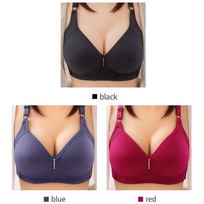 🌸🦋 OFFRE LIMITÉE 50% DE RÉDUCTION! Soutien-Gorge Sans Fil Grande Taille pour Femmes – Doux Comme un Nuage, Sans Piqûre, Sans Compression – Confort Toute la Journée au Travail, à la Maison ou pour Dormir 😴🌙