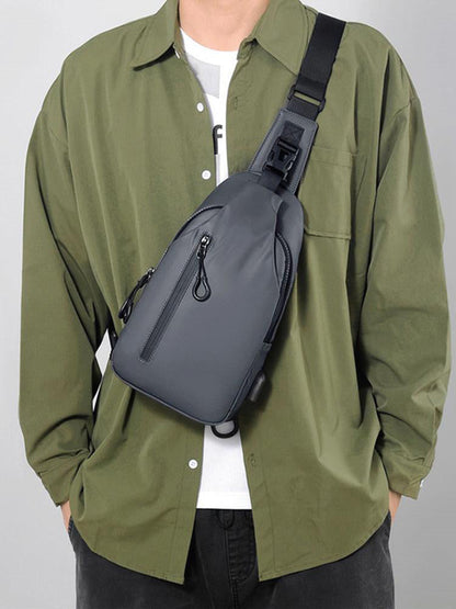 🎒 50% DE RÉDUCTION ! 🛡️ Sac de Poitrine en Oxford – Léger, Multi-poches & Pour Randonnée & Voyage ✨