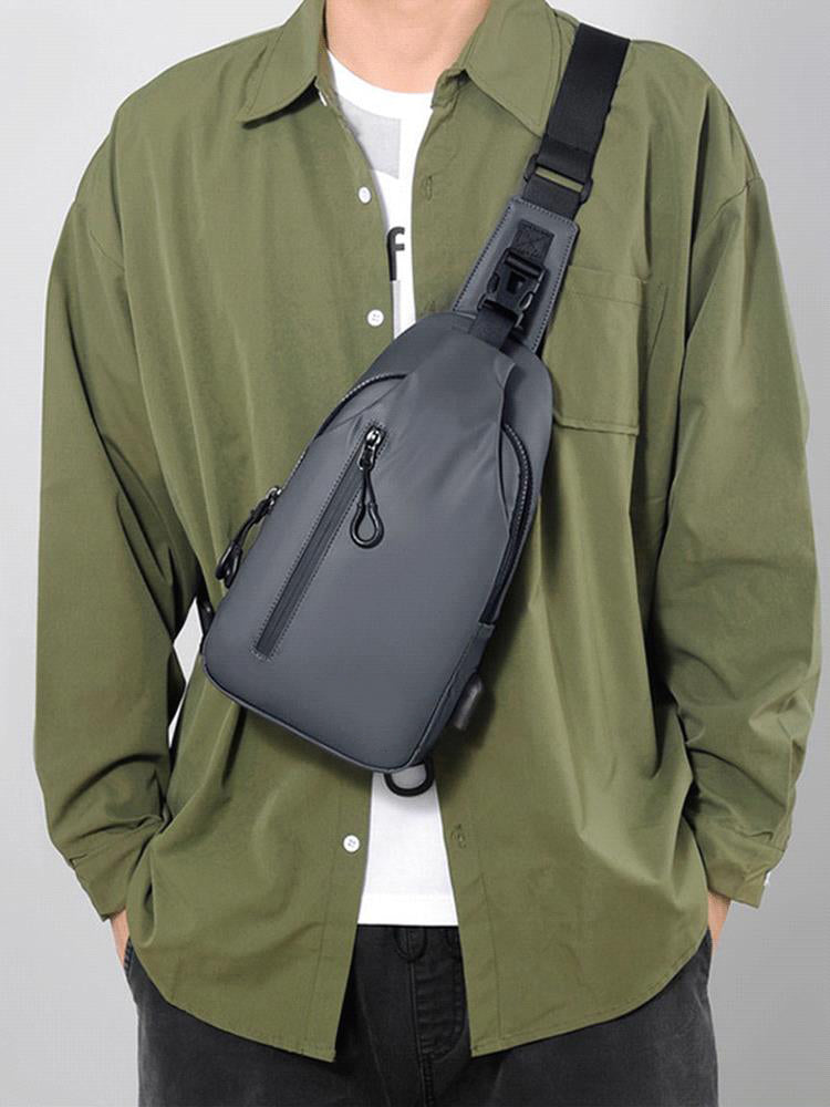 🎒 50% DE RÉDUCTION ! 🛡️ Sac de Poitrine en Oxford – Léger, Multi-poches & Pour Randonnée & Voyage ✨