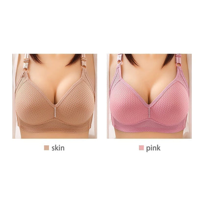🌸🦋 OFFRE LIMITÉE 50% DE RÉDUCTION! Soutien-Gorge Sans Fil Grande Taille pour Femmes – Doux Comme un Nuage, Sans Piqûre, Sans Compression – Confort Toute la Journée au Travail, à la Maison ou pour Dormir 😴🌙