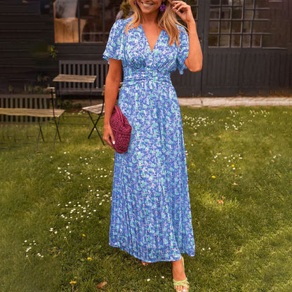 💐 50% de réduction 🌸 Robe florale vintage pour femmes