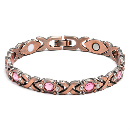 🏆Dernier jour pour l'offre spéciale !🔥Bracelet magnétique pour femme avec incrustation de cristal