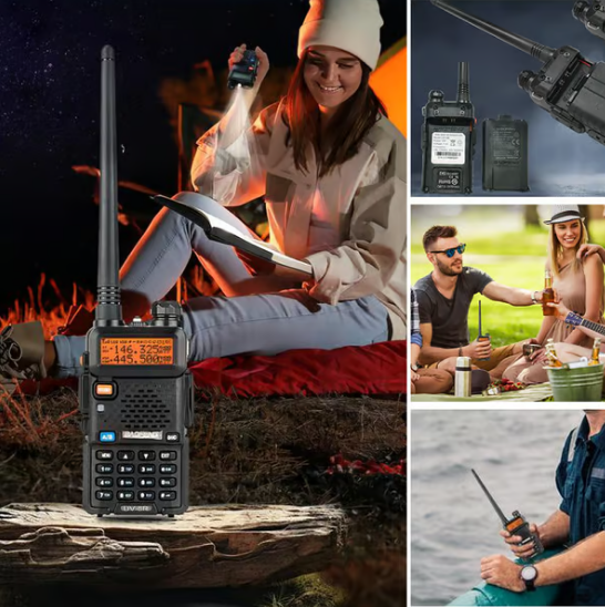 📢📢50% de réduction !!!🔥Radio amateur UV-5R longue portée UV5R Radio bidirectionnelle double bande Walkie