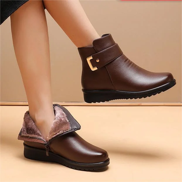 💖Bottes courtes orthopédiques antidérapantes confortables d'hiver pour femmes💖Livraison gratuite
