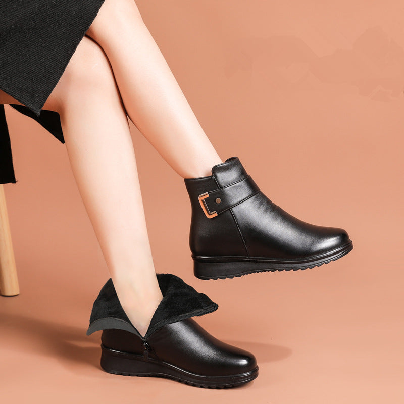 💖Bottes courtes orthopédiques antidérapantes confortables d'hiver pour femmes💖Livraison gratuite