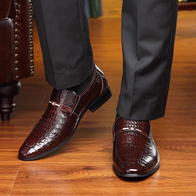 👞 62% DE RÉDUCTION ! ✨ Chaussures Homme en Cuir Luxueuses - Confort Exceptionnel pour Bureau ou Événements, Semelle Souple et Design Élégant 🎩🔥