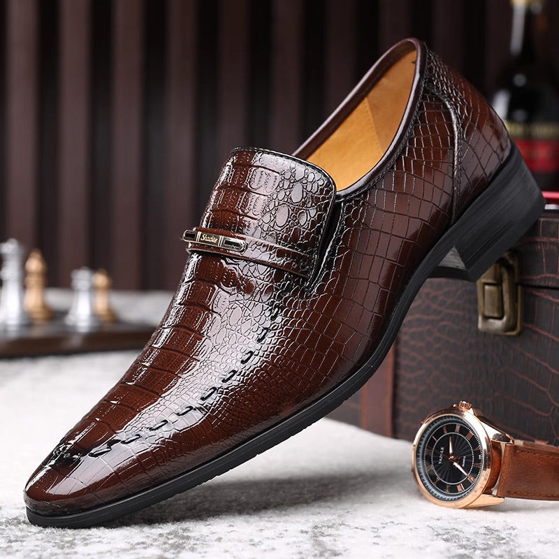 👞 62% DE RÉDUCTION ! ✨ Chaussures Homme en Cuir Luxueuses - Confort Exceptionnel pour Bureau ou Événements, Semelle Souple et Design Élégant 🎩🔥