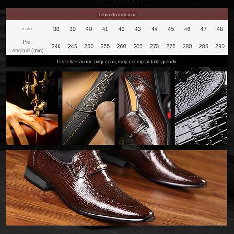 👞 62% DE RÉDUCTION ! ✨ Chaussures Homme en Cuir Luxueuses - Confort Exceptionnel pour Bureau ou Événements, Semelle Souple et Design Élégant 🎩🔥