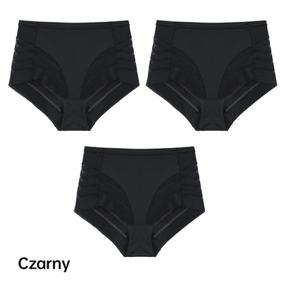 Culottes rayées respirantes et sans coutures | Sous-vêtements invisibles et légers | Culottes pour femmes douces et confortables