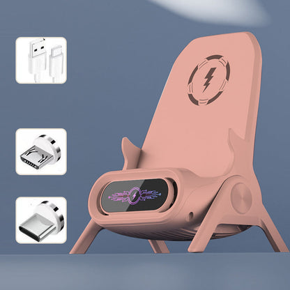 ⚡ Support de Téléphone 3-en-1 + Charge Rapide Sans Fil – Gardez Votre Bureau Propre et Vos Appareils Chargés ! 📱🔋