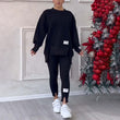 👚 50 % DE RÉDUCTION MAINTENANT ! ✨ Ensemble sweat-shirt et legging décontracté pour femmes - Matière douce et respirante, idéale pour le quotidien et le sport 🏃‍♀️💫
