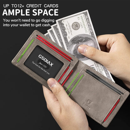 💳🛡️ Portefeuille RFID ultra-mince en microfibre de qualité supérieure – sécurisé, élégant et durable.