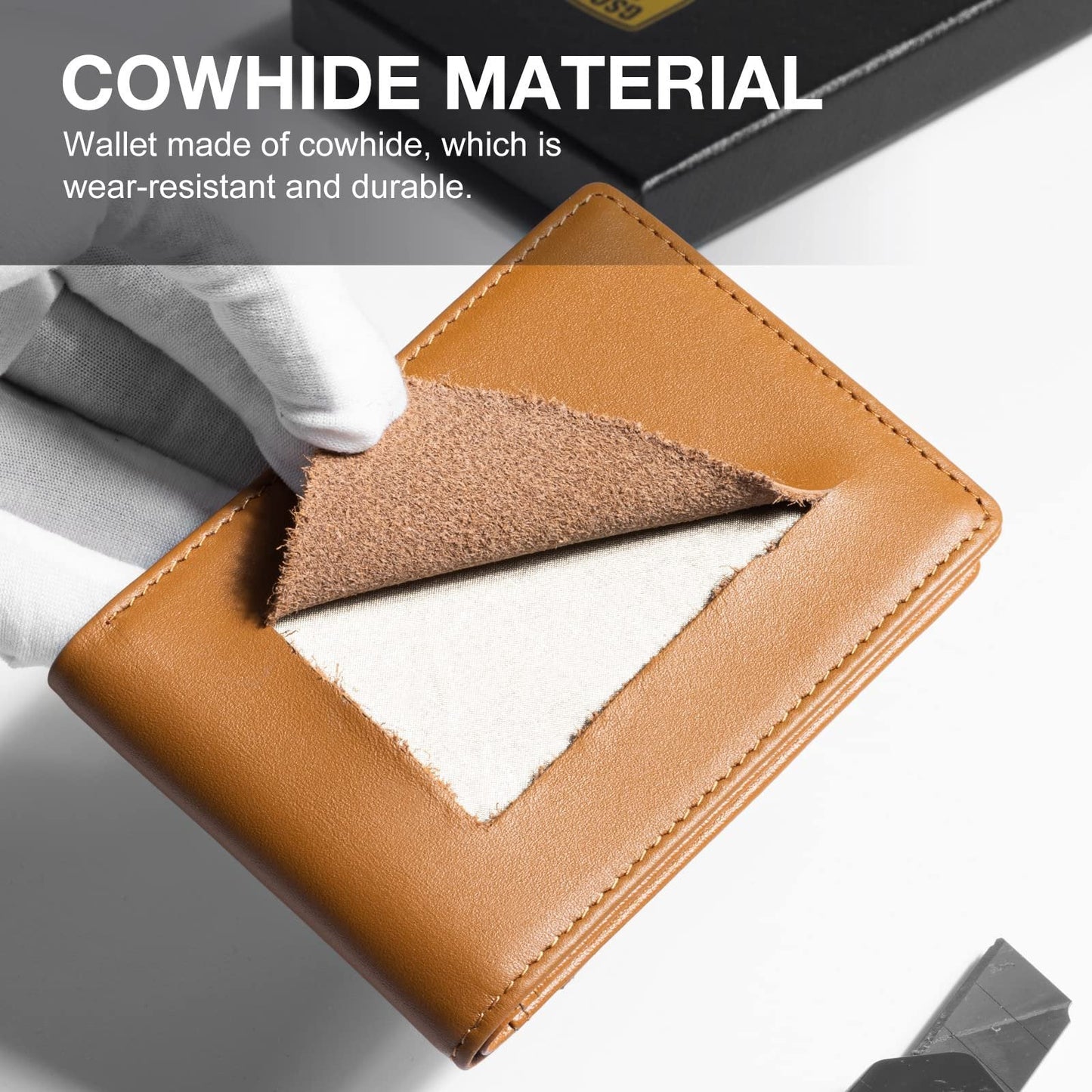 💳🛡️ Portefeuille RFID ultra-mince en microfibre de qualité supérieure – sécurisé, élégant et durable.