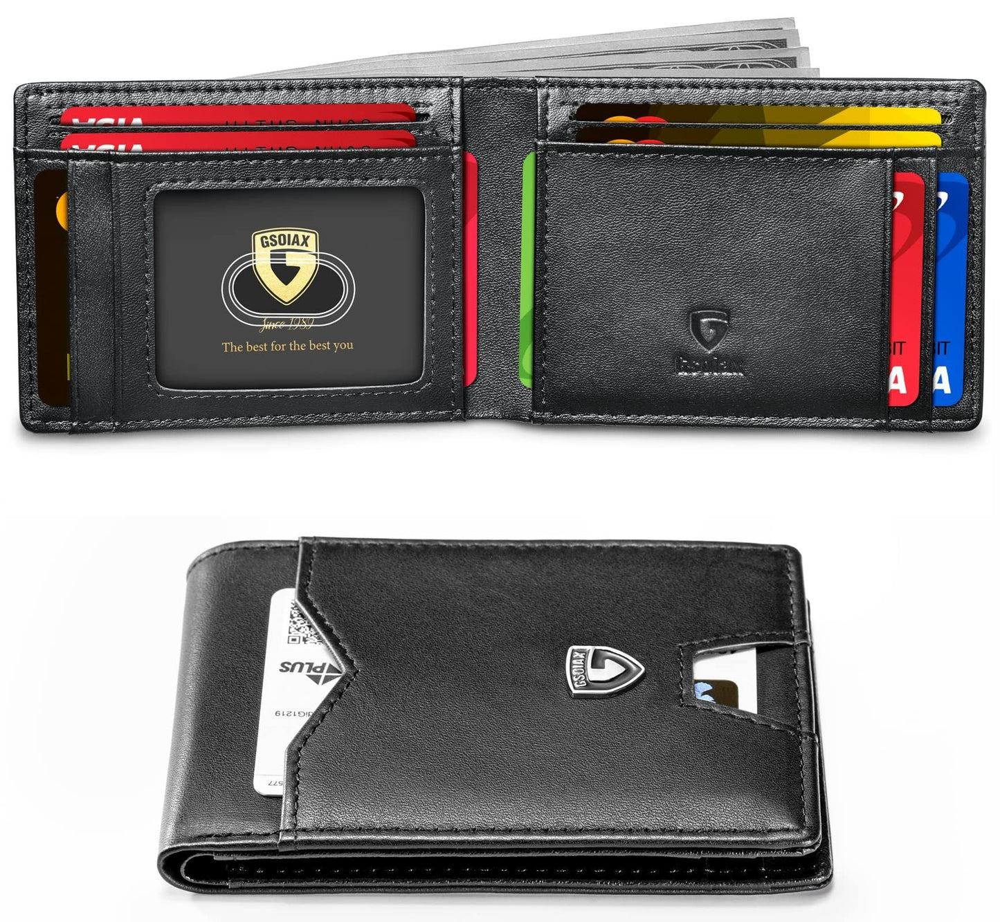 💳🛡️ Portefeuille RFID ultra-mince en microfibre de qualité supérieure – sécurisé, élégant et durable.