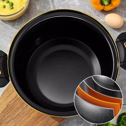 🍲 50% DE RÉDUCTION! 🥘 Mini Casserole en Émail Antiadhésif – Revêtement Antiadhésif, Chauffage Uniforme & Parfaite Pour Les Petites Cuisines 🏠