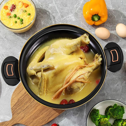 🍲 50% DE RÉDUCTION! 🥘 Mini Casserole en Émail Antiadhésif – Revêtement Antiadhésif, Chauffage Uniforme & Parfaite Pour Les Petites Cuisines 🏠