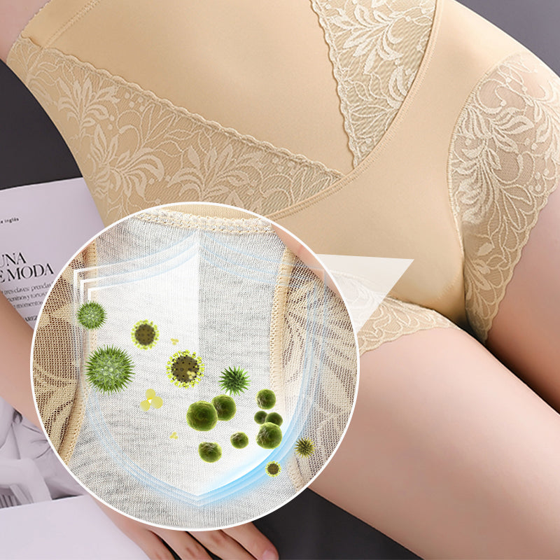 😘Achetez-en 2 et obtenez-en 1 gratuitement💕Culotte Taille Haute pour Femmes avec Contrôle du Ventre et Effet de Rehaussement des Fesses