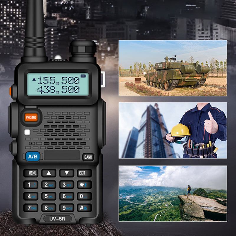 📢📢50% de réduction !!!🔥Radio amateur UV-5R longue portée UV5R Radio bidirectionnelle double bande Walkie