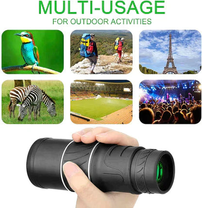 🎁 50% DE RÉDUCTION ! 🔍 Monoculaire de Vision Nocturne HD – Focale 16x, Clarté Inégalée jusqu'à 8000m 🌌✨