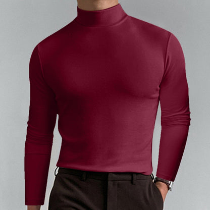 👕 60% de réduction! 🏃‍♂️ T-shirt Homme à Col Montant – Coupe Adjustable, Tissu Respirant & Polyvalent Sport/Quotidien ✨