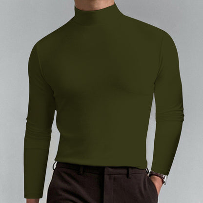 👕 60% de réduction! 🏃‍♂️ T-shirt Homme à Col Montant – Coupe Adjustable, Tissu Respirant & Polyvalent Sport/Quotidien ✨