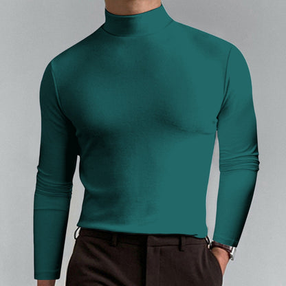 👕 60% de réduction! 🏃‍♂️ T-shirt Homme à Col Montant – Coupe Adjustable, Tissu Respirant & Polyvalent Sport/Quotidien ✨
