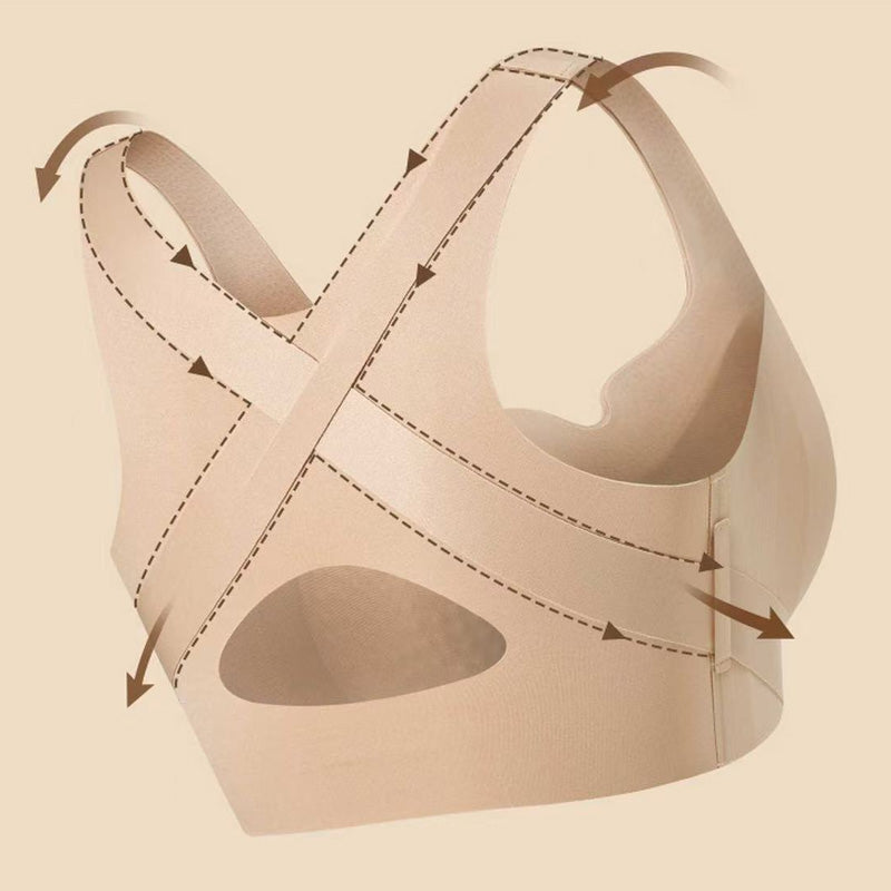 Soutien-Gorge de Maintien Dorsal Sans Coutures pour Femmes
