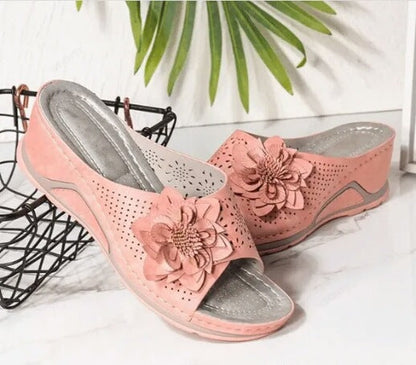 ✨Vente chaude✨Sandales orthopédiques en cuir souple avec soutien de la voûte plantaire