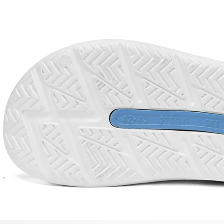 👟 50% DE RÉDUCTION! 🏠 Chausson Homme Antidérapant Semelle Épaisse – Bride convertible, EVA confortable & similicuir – Parfait pour un usage quotidien à la maison ✨