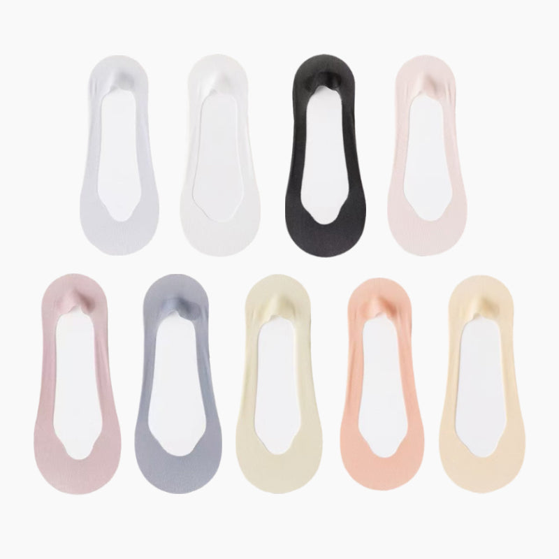 🌴Offres spéciales été🌴Chaussettes bateau basses ultra-invisibles en maille transparente pour femmes