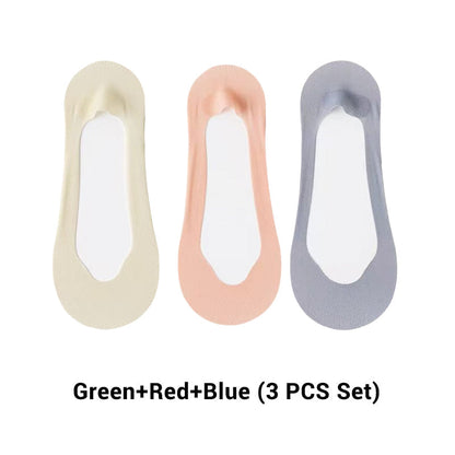 🌴Offres spéciales été🌴Chaussettes bateau basses ultra-invisibles en maille transparente pour femmes