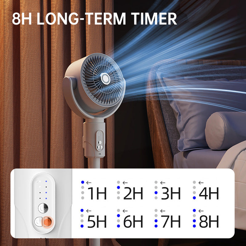 🌀 PROMO LIMITÉE 50% DE RÉDUCTION ! 💥 Ventilateur sur Pied Silencieux – 36 dB, 30m Portée, Télécommande, USB ✨