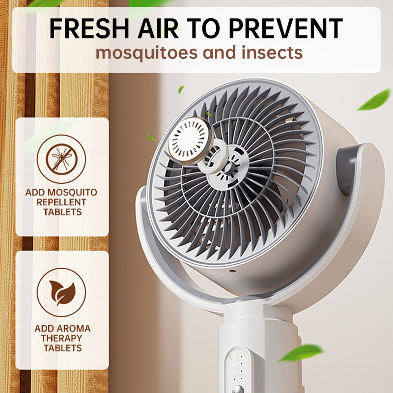 🌀 PROMO LIMITÉE 50% DE RÉDUCTION ! 💥 Ventilateur sur Pied Silencieux – 36 dB, 30m Portée, Télécommande, USB ✨