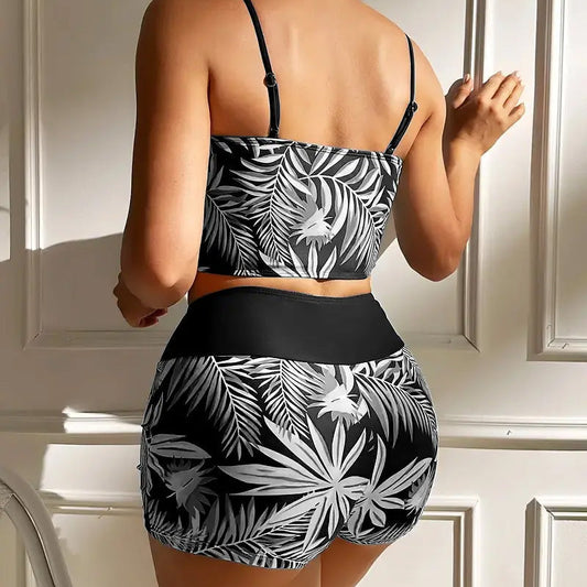 👙 50% DE RÉDUCTION 🏖️ Ensemble maillot de bain deux pièces imprimé – Nouveau design 2026 – Tissu extensible, séchage rapide – parfait pour la plage ou la piscine – look tendance et confortable ☀️🌊